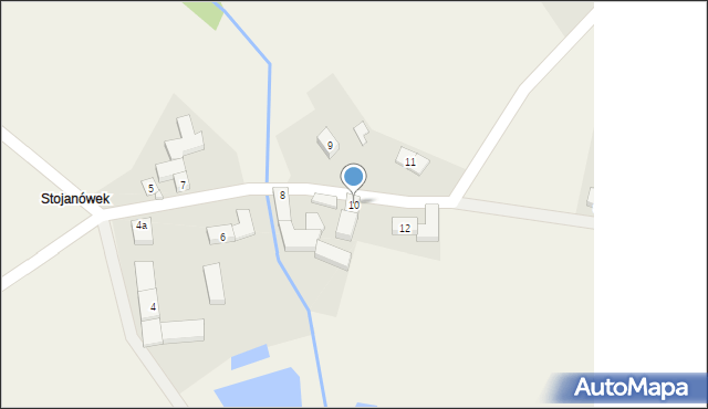 Stojanów, Stojanów, 10, mapa Stojanów