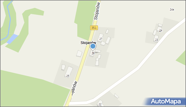 Stojanów, Stojanów, 26, mapa Stojanów