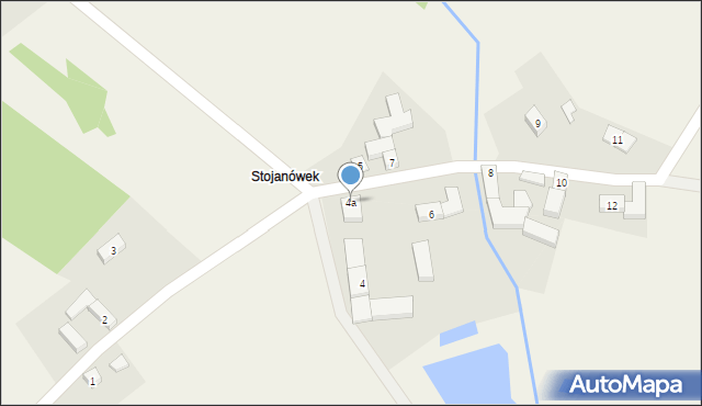 Stojanów, Stojanów, 4a, mapa Stojanów