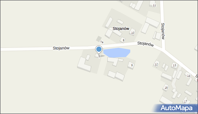 Stojanów, Stojanów, 7, mapa Stojanów