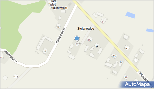Stojanowice, Stojanowice, 50, mapa Stojanowice
