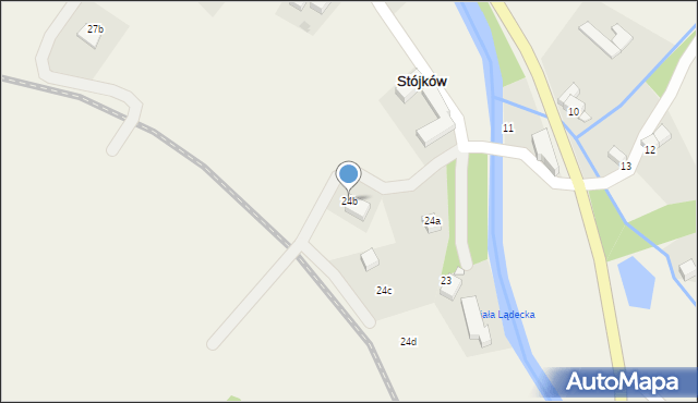 Stójków, Stójków, 24b, mapa Stójków