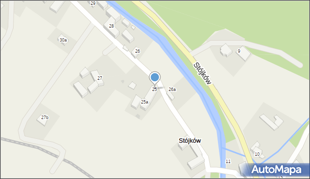 Stójków, Stójków, 25, mapa Stójków