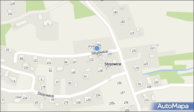 Stojowice, Stojowice, 102a, mapa Stojowice