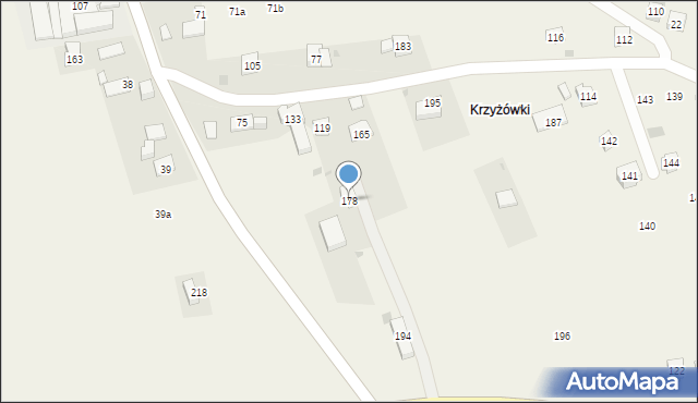 Stojowice, Stojowice, 178, mapa Stojowice