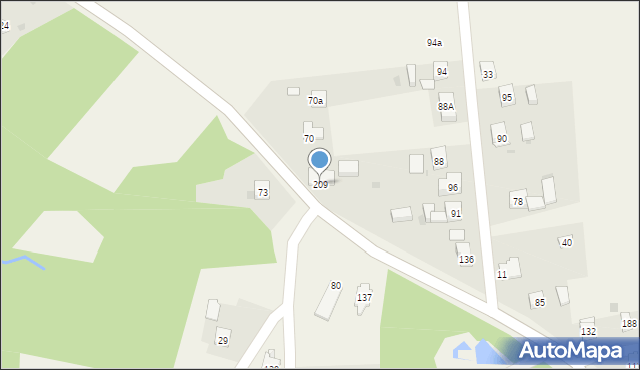 Stojowice, Stojowice, 209, mapa Stojowice