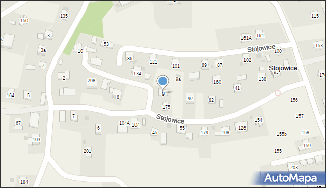 Stojowice, Stojowice, 9, mapa Stojowice