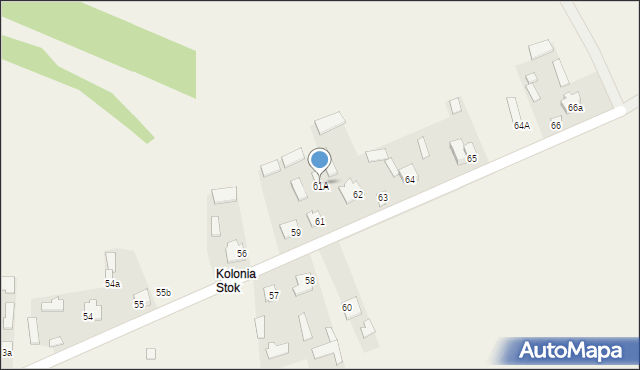 Stok, Stok, 61A, mapa Stok