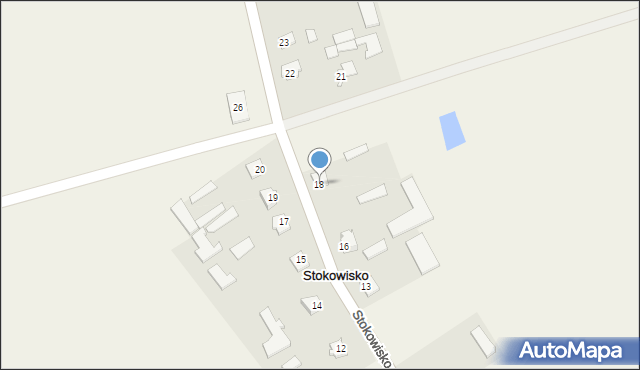 Stokowisko, Stokowisko, 18, mapa Stokowisko