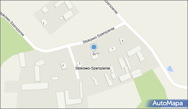 Stokowo-Szerszenie, Stokowo-Szerszenie, 6A, mapa Stokowo-Szerszenie