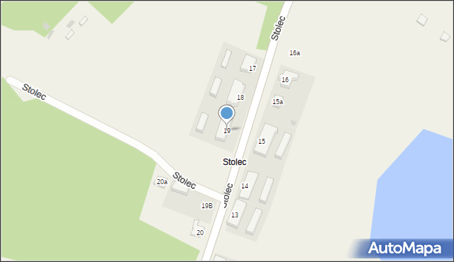 Stolec, Stolec, 19, mapa Stolec