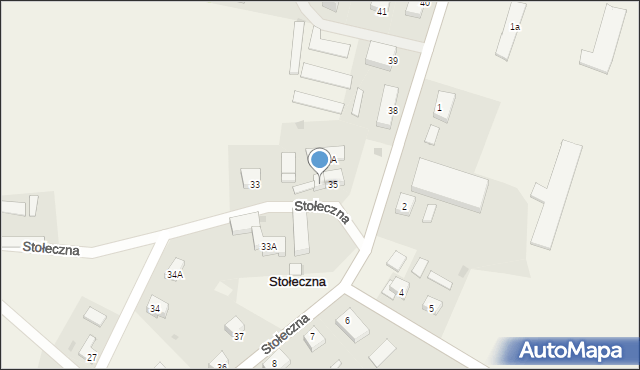 Stołeczna, Stołeczna, 38b, mapa Stołeczna