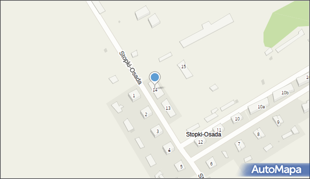 Stopki-Osada, Stopki-Osada, 14, mapa Stopki-Osada