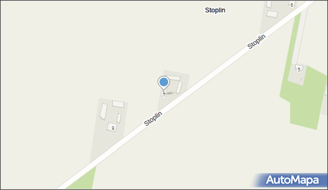 Stoplin, Stoplin, 7, mapa Stoplin