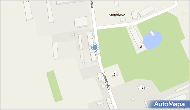 Storkówko, Storkówko, 3, mapa Storkówko