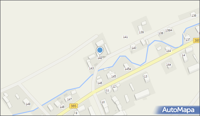 Stoszowice, Stoszowice, 142, mapa Stoszowice