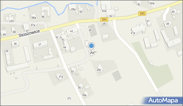 Stoszowice, Stoszowice, 45a, mapa Stoszowice