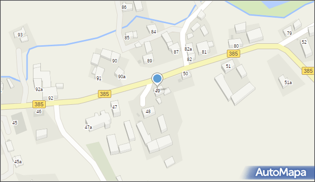 Stoszowice, Stoszowice, 49, mapa Stoszowice