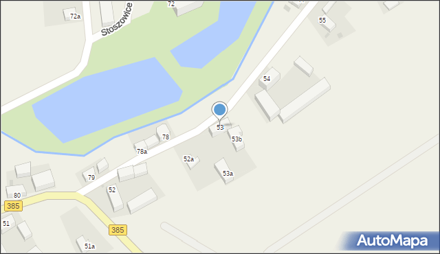Stoszowice, Stoszowice, 53, mapa Stoszowice