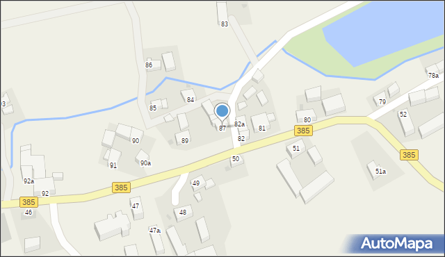 Stoszowice, Stoszowice, 87, mapa Stoszowice