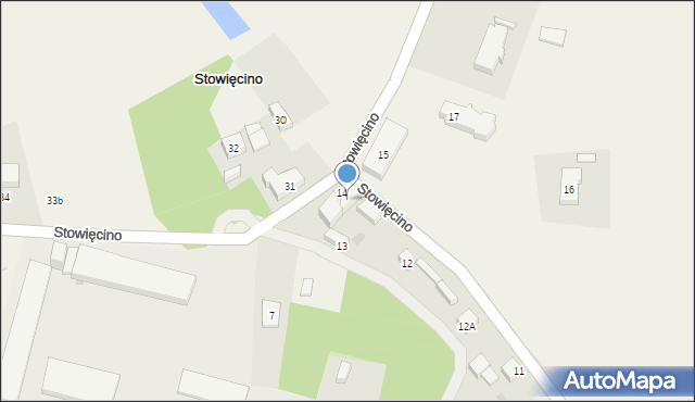 Stowięcino, Stowięcino, 14a, mapa Stowięcino