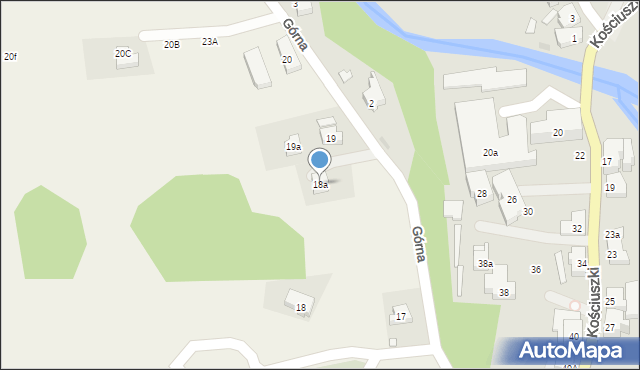 Strachocin, Strachocin, 18a, mapa Strachocin