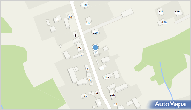 Strachocin, Strachocin, 11a, mapa Strachocin