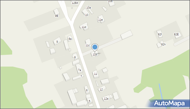 Strachocin, Strachocin, 11b, mapa Strachocin