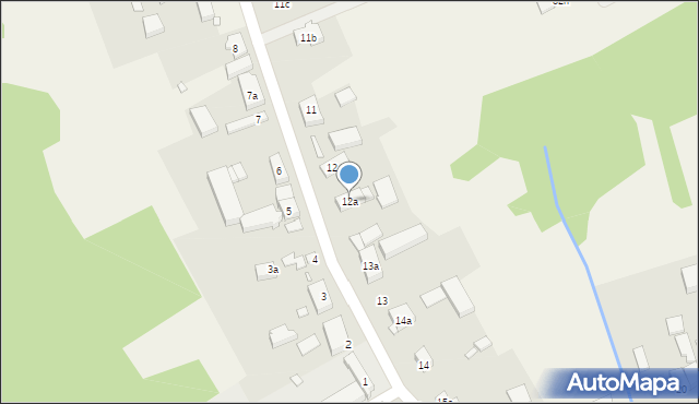 Strachocin, Strachocin, 12a, mapa Strachocin