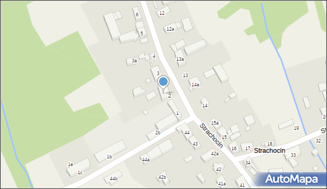 Strachocin, Strachocin, 2a, mapa Strachocin