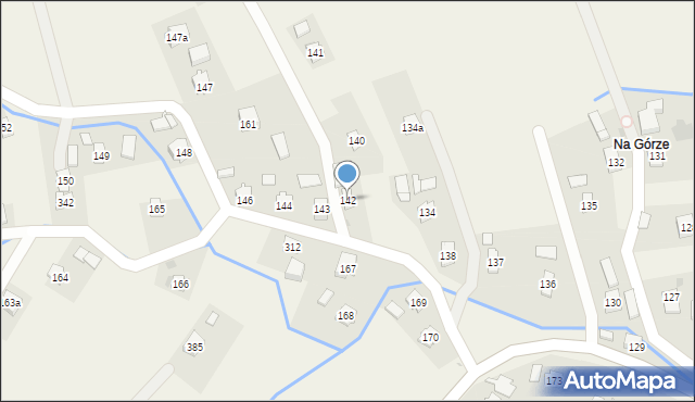 Strachocina, Strachocina, 142, mapa Strachocina