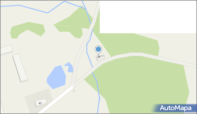 Strachomino, Strachomino, 39, mapa Strachomino