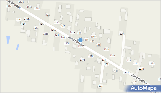 Strachosław, Strachosław, 137d, mapa Strachosław