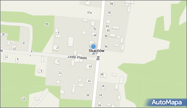 Strachów, Strachów, 28, mapa Strachów