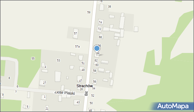 Strachów, Strachów, 34, mapa Strachów