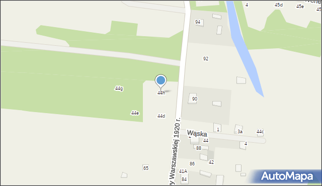 Strachów, Strachów, 44h, mapa Strachów