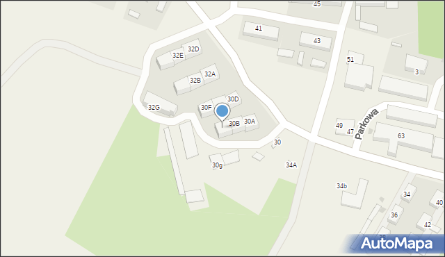 Stradomia Wierzchnia, Stradomia Wierzchnia, 30C, mapa Stradomia Wierzchnia