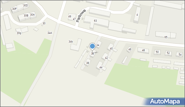 Stradomia Wierzchnia, Stradomia Wierzchnia, 36, mapa Stradomia Wierzchnia