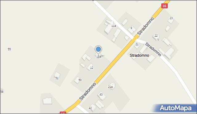 Stradomno, Stradomno, 12A, mapa Stradomno