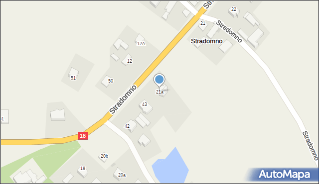 Stradomno, Stradomno, 21a, mapa Stradomno