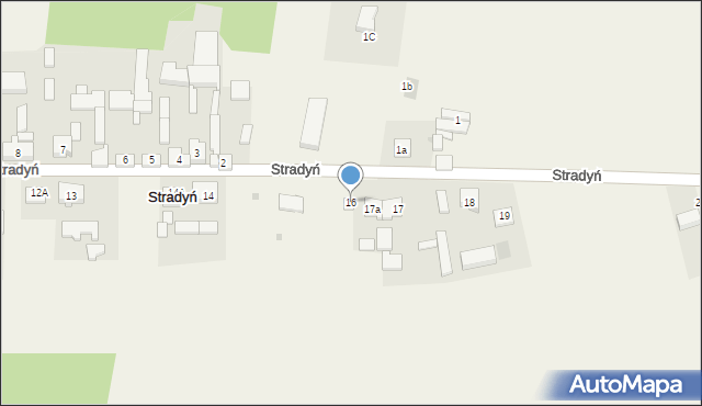 Stradyń, Stradyń, 16, mapa Stradyń