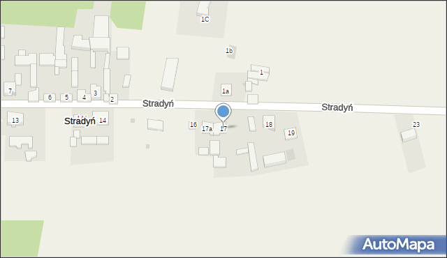 Stradyń, Stradyń, 17, mapa Stradyń