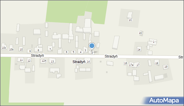 Stradyń, Stradyń, 2, mapa Stradyń