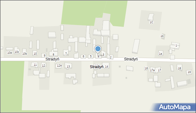 Stradyń, Stradyń, 4, mapa Stradyń