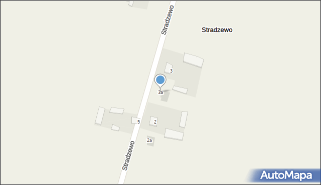 Stradzewo, Stradzewo, 3a, mapa Stradzewo