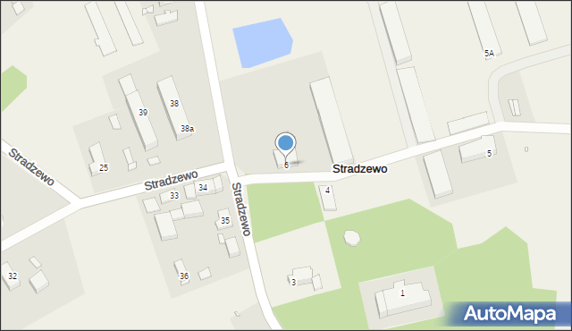 Stradzewo, Stradzewo, 6, mapa Stradzewo