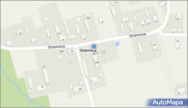 Stramnica, Stramnica, 26, mapa Stramnica