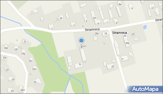 Stramnica, Stramnica, 30, mapa Stramnica