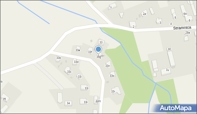 Stramnica, Stramnica, 33g, mapa Stramnica