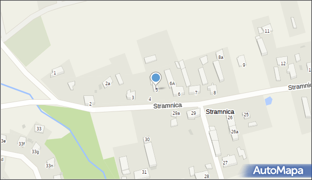 Stramnica, Stramnica, 5, mapa Stramnica